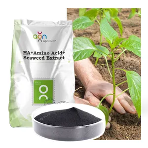 Wholesale organic basic fertilizer agriculture high water solubility agricultural Humic Acid+Amino Acid+Seaweed Extract