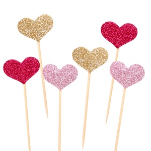 Kit de Fiesta de Cumpleaños Rosa EASTTERN, Decoración Infantil con Globos de Papel Resistentes, Guirnaldas, <span class=keywords><strong>Corazones</strong></span> Brillantes y Adornos para Pastel, Precio de Fábrica - Product Image 3