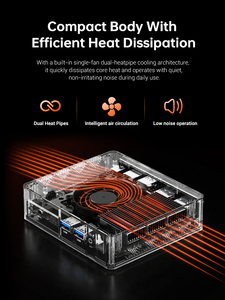 Firebat T6 มินิพีซี 8GB 256GB 2 คอร์ 4 เธรด 11 ราคาถูก คอมพิวเตอร์ตั้งโต๊ะ มีสินค้าพร้อมส่ง ของใหม่ T6 11 Pro พร้อมใช้งาน - Product Image 4