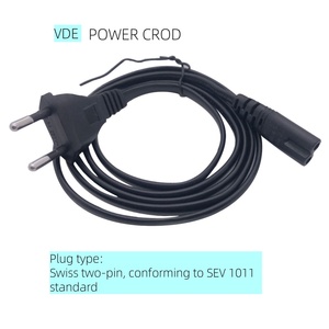 Vde Euro cee7/16 cắm IEC 320 C5 dây nguồn AC Adapter cho máy tính cho máy tính xách tay & máy tính xách tay - Product Image 3