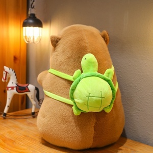 Peluches de Capibara Suaves y Adorables, Diseño Creativo, Almohadas de Peluche para Niños, Mochilas con Forma de Animal, Juguetes de Peluche - Product Image 2
