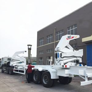 3 סרנים משאית מנוף 20ft 40ft מרים/שיפטר סוג מיכל צד מטעין קרוואן למחצה למכירה - Product Image 6