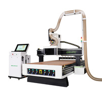 Enrutador CNC ATC 1325 1530, Máquina de Tallado y Corte de Madera 3D, Maquinaria para Trabajar la Madera con Cambiador de Herramientas Lineal