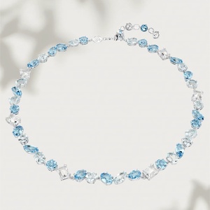 Set di Gioielli Serie Candy Heart - Bracciale, <span class=keywords><strong>Collana</strong></span>, Anello, Orecchini in Cristallo Sfumato - Accessori di Lusso ed Eleganza - Product Image 3