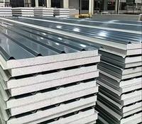 Panneau sandwich EPS ignifuge pour toiture/mur, 50 mm, 75 mm, 100 mm, 150 mm, en mousse EPS