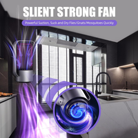 HASHONE Elektrische Muggen Killer Lamp LED Licht Muggenmelk Lamp Fly Insect Trap Indoor Outdoor Elektrische Bug Zapper Lamp