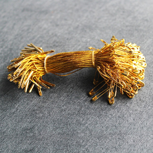 <span class=keywords><strong>Épingle</strong></span> de sûreté argentée en métal plaqué 22 mm, petit modèle, avec logo personnalisé, échantillon gratuit, nouveau design - Product Image 4