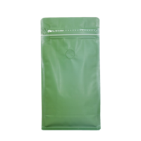 Sacs d'emballage pour café en papier texturé à fond plat avec valve et fermeture éclair, imprimés sur mesure, recyclables, 250g 1kg