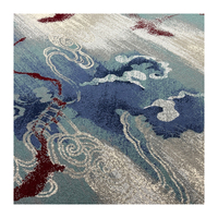 Ventes directes d'usine Fleur traditionnelle Impression en nylon Taille personnalisée haute définition Rouleau de tapis de sol Couloir de chambre d'hôtel
