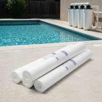 Cartouche filtrante en PP soufflé à chaud de 20 microns et 20 pouces, prix usine, adaptée à la filtration de l'eau de circulation des piscines