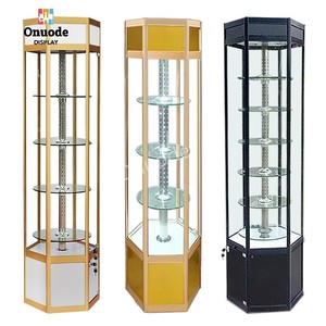 Tùy chỉnh xoay kính hiển thị trang sức hiển thị <span class=keywords><strong>Showcase</strong></span> cho cửa hàng bán lẻ triển lãm và giới thiệu - Product Image 6