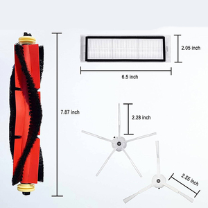 Rouleau Spin Brosse Hepa filtre Vadrouille Chiffon Fit pour <span class=keywords><strong>Xiaomi</strong></span> <span class=keywords><strong>Roborock</strong></span> <span class=keywords><strong>S6</strong></span>/MaxV/<span class=keywords><strong>Pure</strong></span> S5/Max S4/Max E5 E4 E35 E2 S50 S55 T6 T4 Pièces - Product Image 1