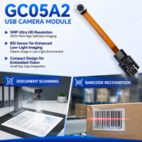 Módulo de Cámara USB GC05A2 de 5MP, BSI, Baja Iluminación, Autoenfoque, Visión Integrada para Escáner de Documentos y Reconocimiento de Códigos de Barras