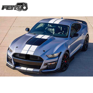 Kit de carrocería a <span class=keywords><strong>precio</strong></span> de fábrica, material PP, parachoques, faldones laterales, alerón trasero, kit aerodinámico para <span class=keywords><strong>Mustang</strong></span> 2015-2017, actualización a GT500 - Product Image 5