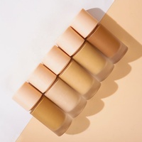 Base de Maquillaje Mineral de Alta Calidad, Personalizable y de Venta al Por Mayor, Resistente al Agua, con Cambio de Color, Cobertura Total, Acabado Mate