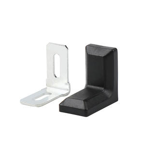 Modern Nylon Plastic Angle Bracket Atacado 90 Graus Ângulo Direito L-Shaped Suporte <span class=keywords><strong>para</strong></span> Móveis Conector Triângulo Prateleira - Product Image 1