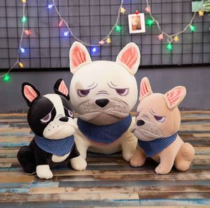 Adorable Almohada de Peluche de Bulldog de Algodón, Suave y Linda, Juguete de Animales para Dormir para Niños, Decoración del Hogar, Regalo de Juguete de Peluche de Dibujos Animados de Navidad - Product Image 3