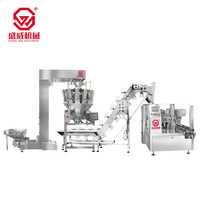 Machine de scellage automatique pour emballage de chips de pommes de terre séchées Doypack avec pochette à fermeture éclair Machine d'emballage pour pesage de mélanges de noix de fruits secs de mangue