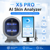 Analyseur cutané intelligent AI portable avec scanner d'analyse faciale 3D intégré et lampe de Wood numérique pour diagnostic cutané – Équipement de beauté