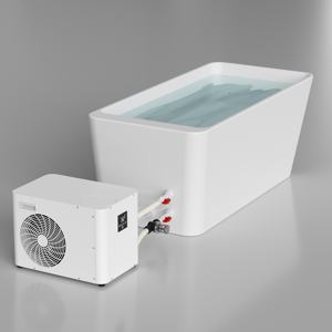 Modern Acrylic Fitness and Recovery Ice Bath Massage Bathtub + 1HP 1.5HP Cold <b>Water</b> Plunge Chiller Machine with <b>Filter</b> Ozone - Product Image 2