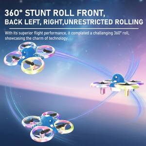 Drone avec 10 minutes d'autonomie de vol, moteur à balais, 7 modes de lumières colorées, mini drone RC pour enfants, jouet drone - Product Image 6