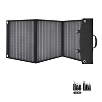 Panneau solaire SUNSUN EP-100 100W, chargeur USB, dispositif de charge portable pliable pour l'extérieur, câble USB, alimentation de secours pour le camping
