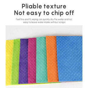 <span class=keywords><strong>Trapos</strong></span> de esponja de celulosa reutilizables suecos, toallas de limpieza de cocina ecológicas, paños de limpieza de esponja ecológicos degradables - Product Image 5