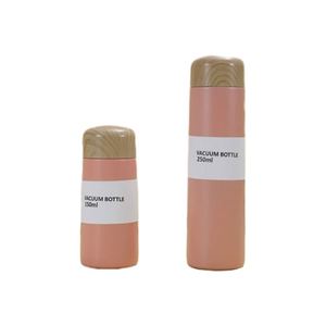 2025 Hot Selling Mini Insulated Wood Grain Lid Portable Drinking Sport Water <b>Bottle</b> for Children - Product Image 1
