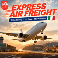 Luftfracht nach Italien DDP Tür-zu-Tür Expressversand von China FCO Rom Flughafen Spediteur Agent