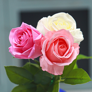 Fiore Artificiale Fatto a Mano, Rosa Inglese in Seta e Plastica, Stile Naturale per Casa, Hotel, Tavola da Pranzo, Regalo di Compleanno, Festa della Mamma - Product Image 5