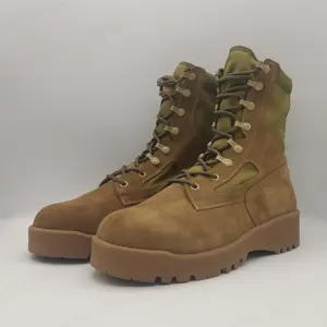 Xc botas de combate de aço, equipamento tático de 8 polegadas, botas do deserto hsm056