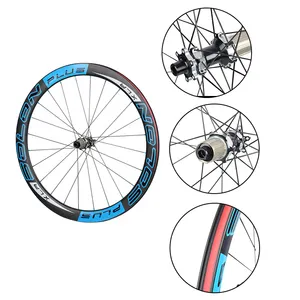 Solon Rim Clincher 700C Bánh Xe Đạp Xe Đạp Đường Trường Bánh Xe 700 Bánh Xe 50MM Bán Sỉ Từ Nhà Máy Carbon