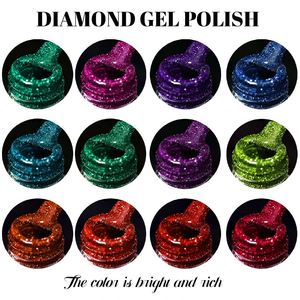 Vernis à ongles en gel <span class=keywords><strong>UV</strong></span> coloré, paillettes laser, diamant, colle flash, longue durée, <span class=keywords><strong>semi</strong></span>-<span class=keywords><strong>permanent</strong></span>, style français, design œil de chat, <span class=keywords><strong>lampe</strong></span> LED - Product Image 5