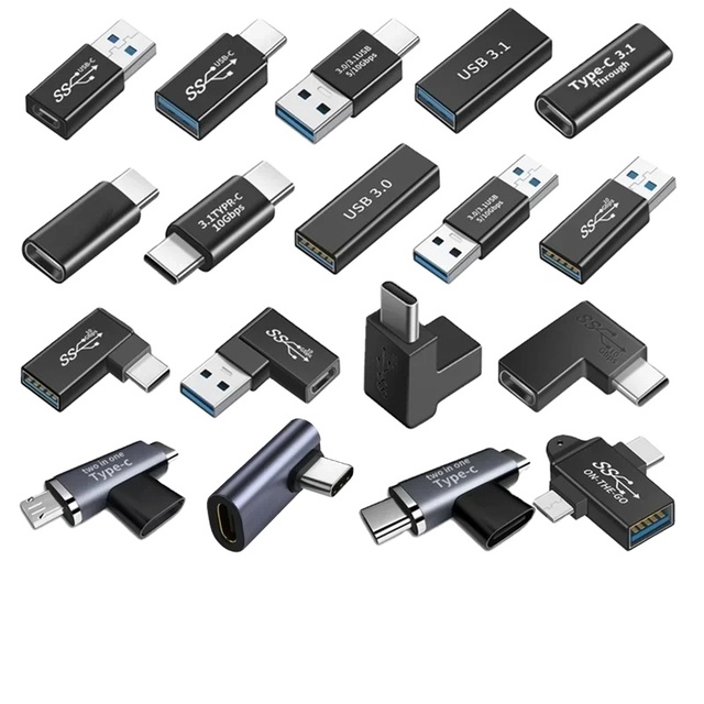 Universal OTG Type C Adapter USB C Male to Micro USB Female USB-C Converter for Macbook Samsung Note 20 Huawei Connector