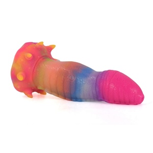 YOCY Big Head Octopus Anal Sex Toy Silicone Flexible Fantasy <b>Dildo</b> for Women Anus Beads Suction Cup Cock - Product Image 4