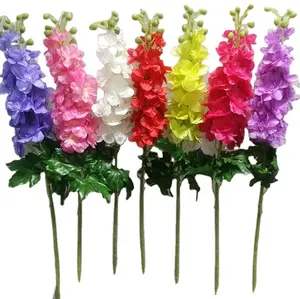 Flores Artificiales de Seda al por Mayor, <span class=keywords><strong>Delphinium</strong></span> Artificial - Product Image 1
