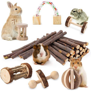 Cage d'hamster en bois, accessoire en bois décorative, pour paysage d'intérieur - Product Image 6