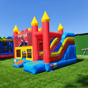 Château gonflable commercial, château de saut gonflable, maison gonflable, toboggan gonflable extérieur, structure de jeu gonflable pour fête - Product Image 3