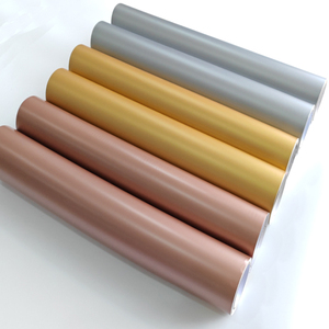 Vinilo Autoadhesivo Metálico Mate Dorado/Plateado/Rosa Dorado, Material de PVC, Larga Duración en Exteriores, Fácil de Cortar, Rollo de Vinilo de Corte - Product Image 2