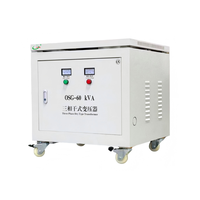 Transformateur industriel automatique 60 kVA, convertisseur de tension 3 phases 480 V/380 V, toroïdal haute efficacité pour moteur de découpe laser, norme IEC