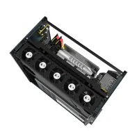Boîtier PC A24-V6 V2.0 3.66L Mid Tower Mini ITX en alliage d'aluminium 6061, châssis SFF, alimentation FLEX, GPU bas profil, USB-C, en stock
