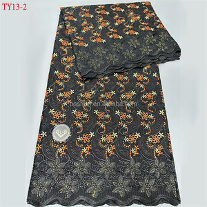 TY13 Dernier tissu de dentelle <span class=keywords><strong>suisse</strong></span> <span class=keywords><strong>suisse</strong></span> 2025 Lacets africains brodés de haute qualité pour robes de mariée 5 Yards - Product Image 5