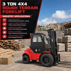 SNSC Montacargas 4x4 de 3 tonnes pour fermes, forêts, chantiers et terrains non pavés - Product Image 5