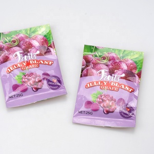 Mỹ Vegan <span class=keywords><strong>Gummy</strong></span> Chew Jelly Kẹo Trong Trái Cây Hương Vị Caramelos Nho Hình Dạng Mô Hình Bao Bì Halal Và Miễn Phí Đóng Hộp Kẹo - Product Image 6