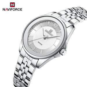 <span class=keywords><strong>Montre</strong></span> de luxe pour femme Naviforce 5067 de marque OEM, acier inoxydable, mode simple, montres-bracelets pour femme, étanche, <span class=keywords><strong>montre</strong></span> à quartz pour femme - Product Image 6