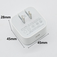 Chargeur mural électrique Type-C à charge rapide dynamique 40W PD pour smartphone 17 Pro Max