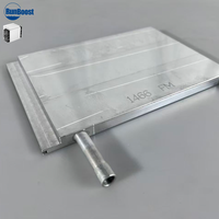 Radiateur en aluminium refroidi par eau de haute qualité et plaque de refroidissement liquide pour boîtier d'ordinateur et système de refroidissement CPU 1466