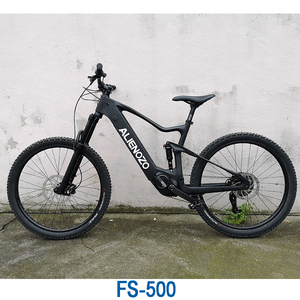 Bafang — vélo électrique de 500W avec cadre à entraînement central, 48V, en fibre de carbone, <span class=keywords><strong>pour</strong></span> la course d'enduro, Suspension complète, en stock - Product Image 1