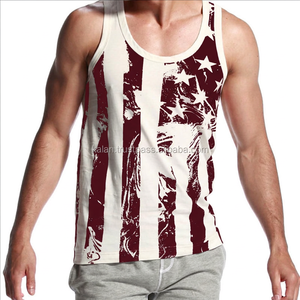 KITTM10 <b>White</b> Knitted Plus Size Men's Tank Top Casual Fitness Gym Clothing Breathable Quick Dry Eco-Friendly 100% Cotton Logo - Product Image 3
