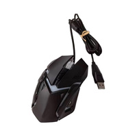 Ratón para Juegos con Cable Óptico Inteligente DPI12000, Retroiluminación LED, Ergonómico para Computadoras de Escritorio y Portátiles, con Certificados CE y ROHS